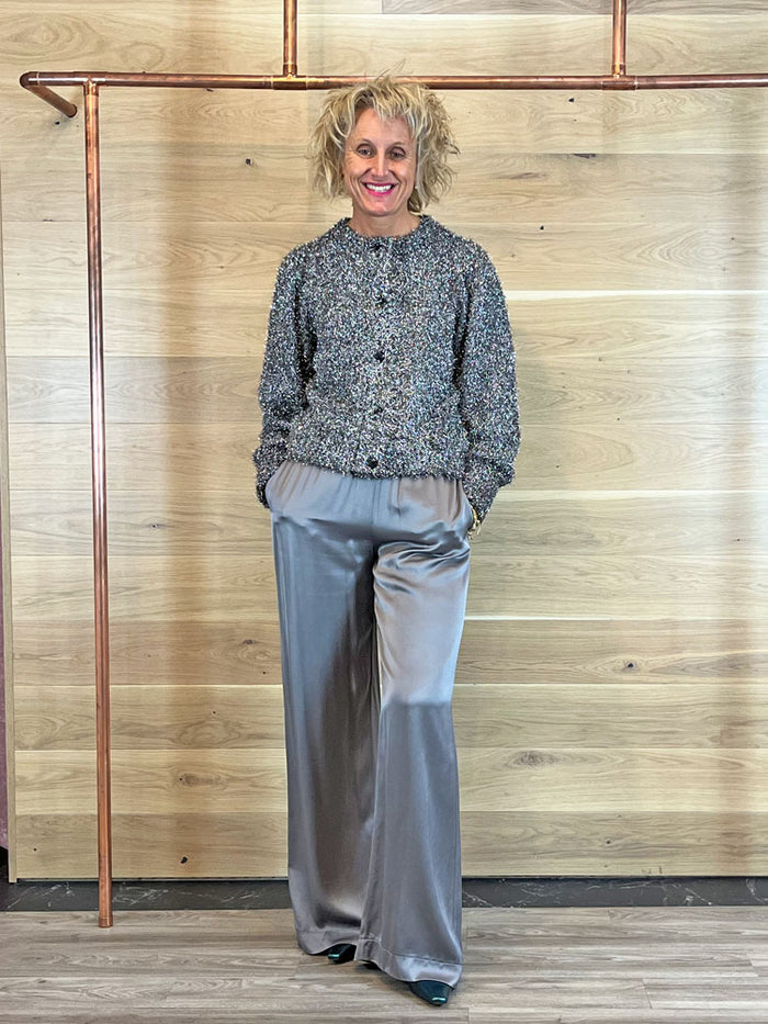Ottod'Ame Viscose Trousers Grey