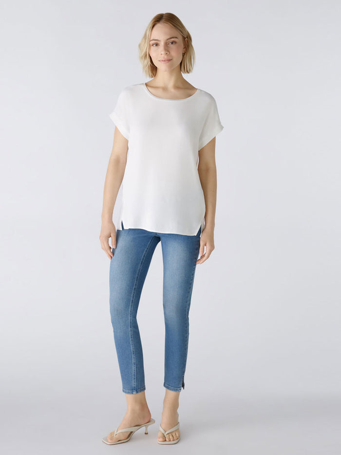 Oui Ayano Blouse Cloud Dancer