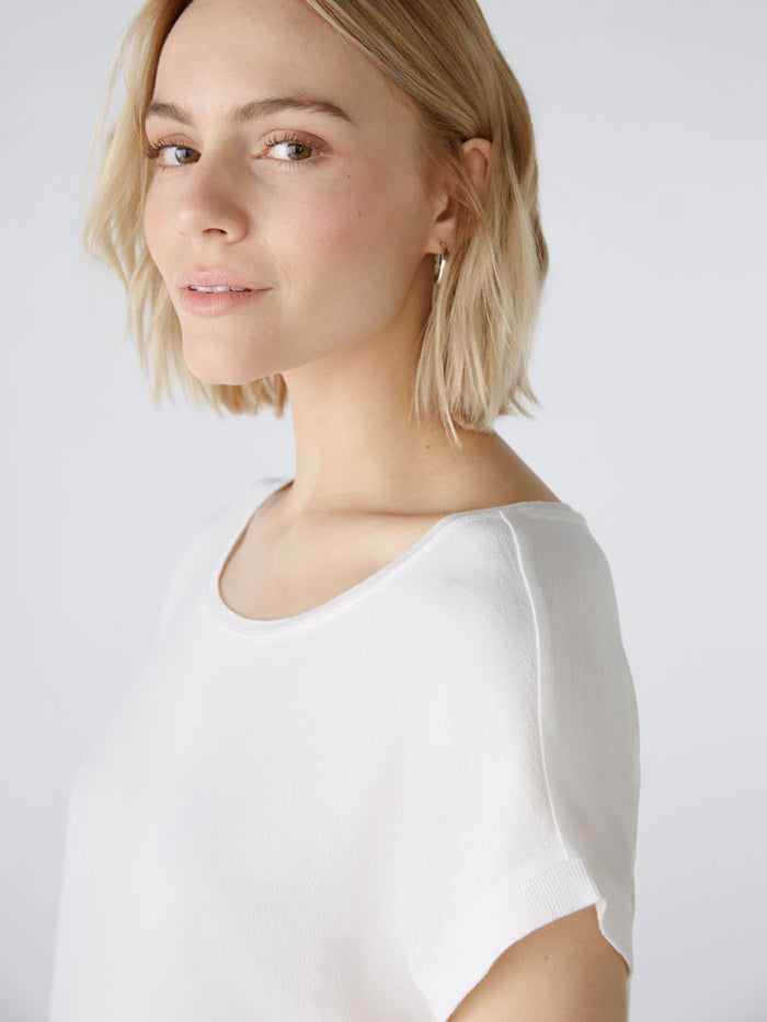 Oui Ayano Blouse Cloud Dancer