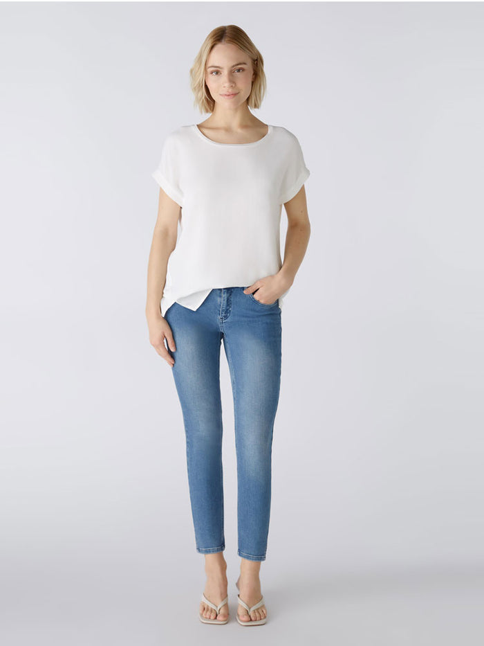Oui Ayano Blouse Cloud Dancer
