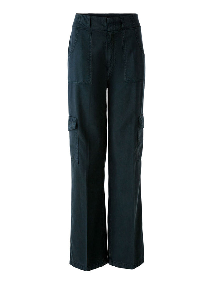 Oui Cargo Trousers Dark Green