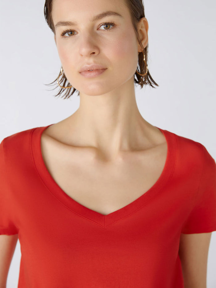 Oui Carli T-Shirt Aura Orange