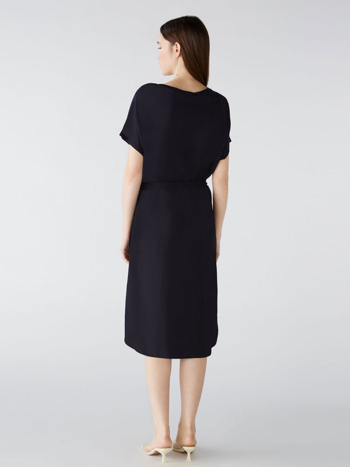 Oui Dress Dark Blue