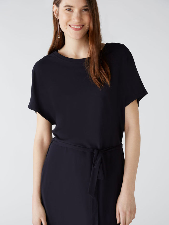 Oui Dress Dark Blue