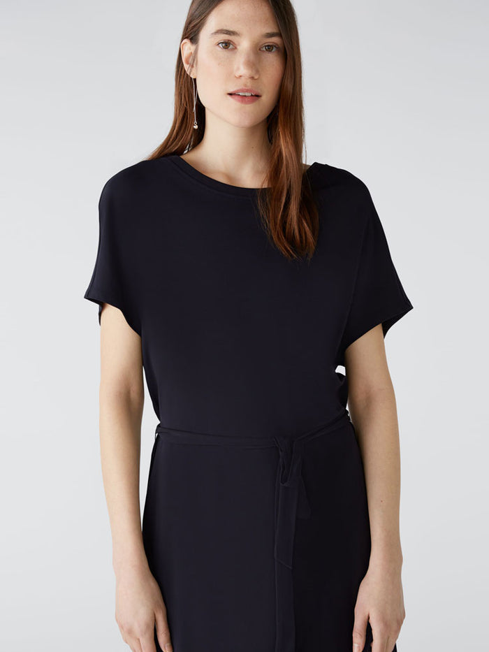 Oui Dress Dark Blue