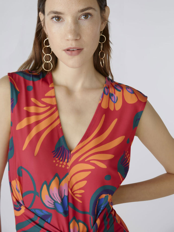 Oui Jumpsuit Pink & Orange
