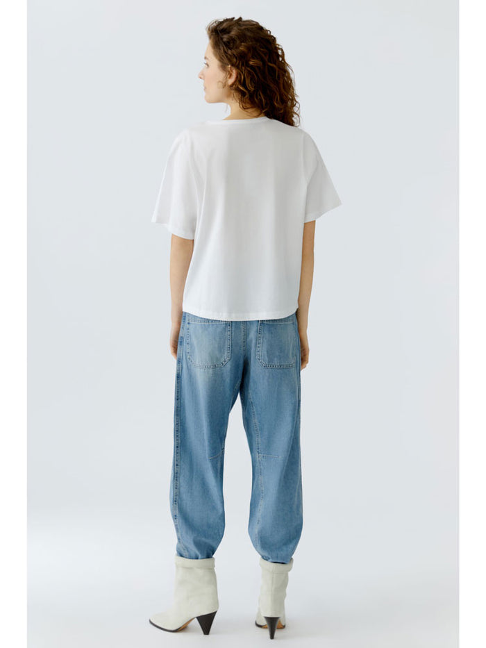 Oui T-shirt Optic White