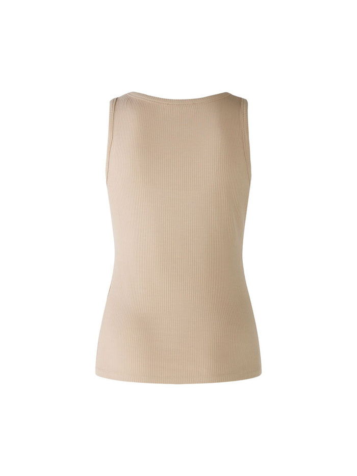 Oui Tank Top Light Stone