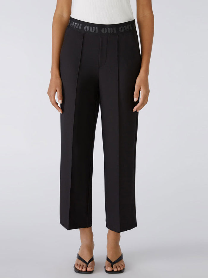 Oui Trousers Black