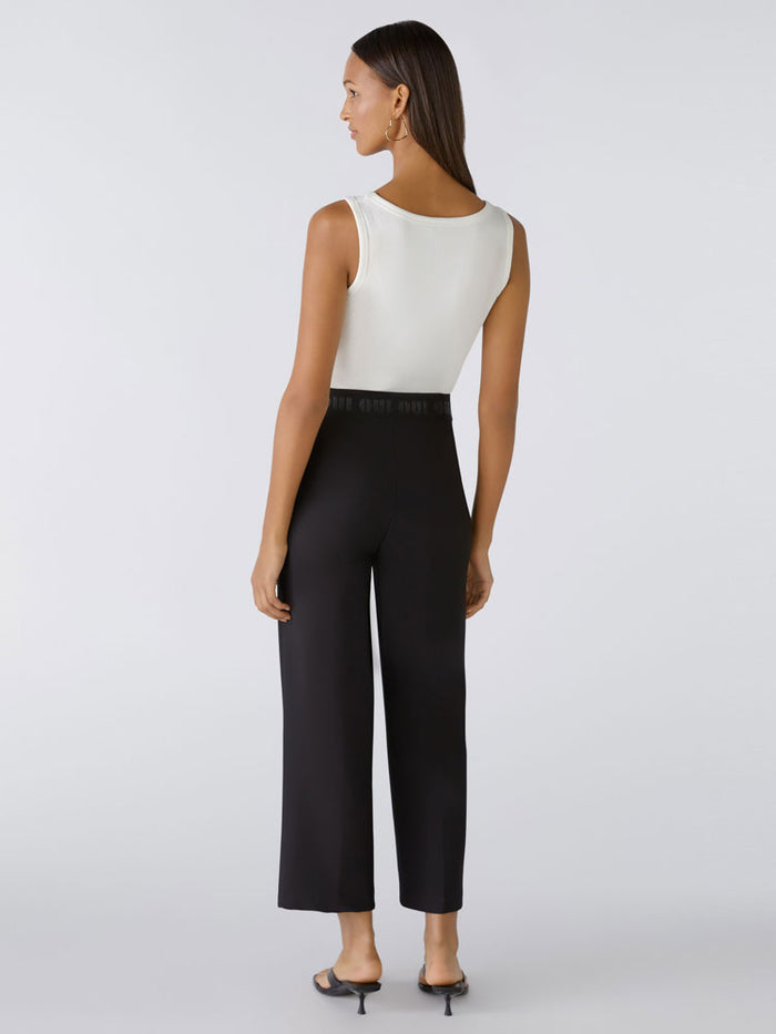 Oui Trousers Black