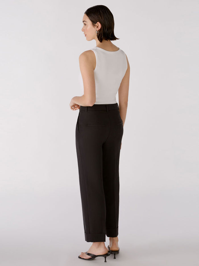 Oui Trousers Black