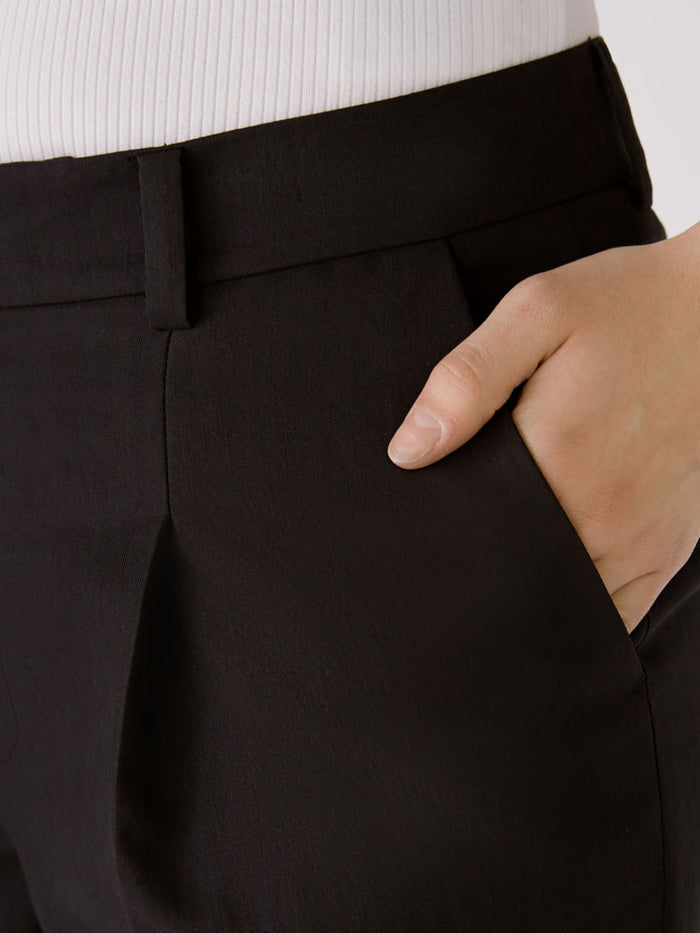 Oui Trousers Black