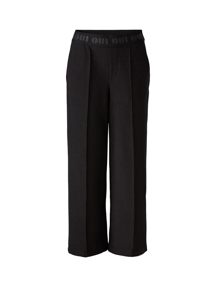 Oui Trousers Black