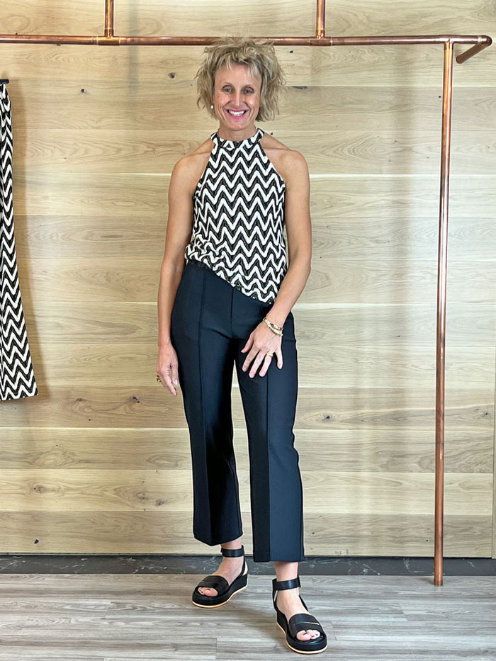 Oui Trousers Black