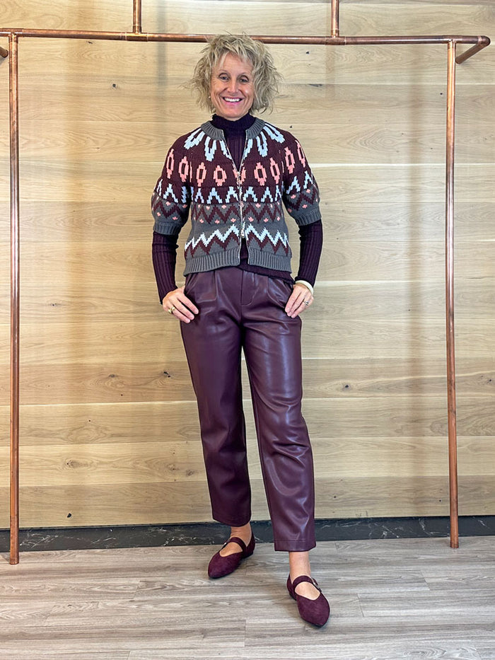 Oui Trousers Bramble Berry