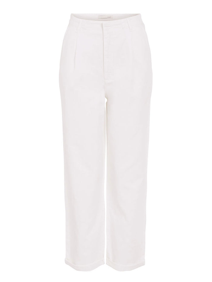 Oui Trousers Optic White