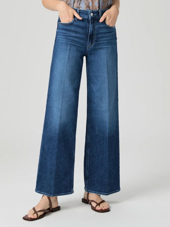 Paige Anessa 31" Wide Leg Jean Dresden