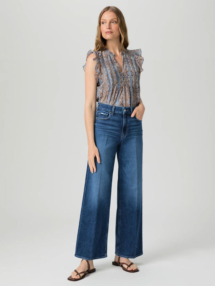 Paige Anessa 31" Wide Leg Jean Dresden