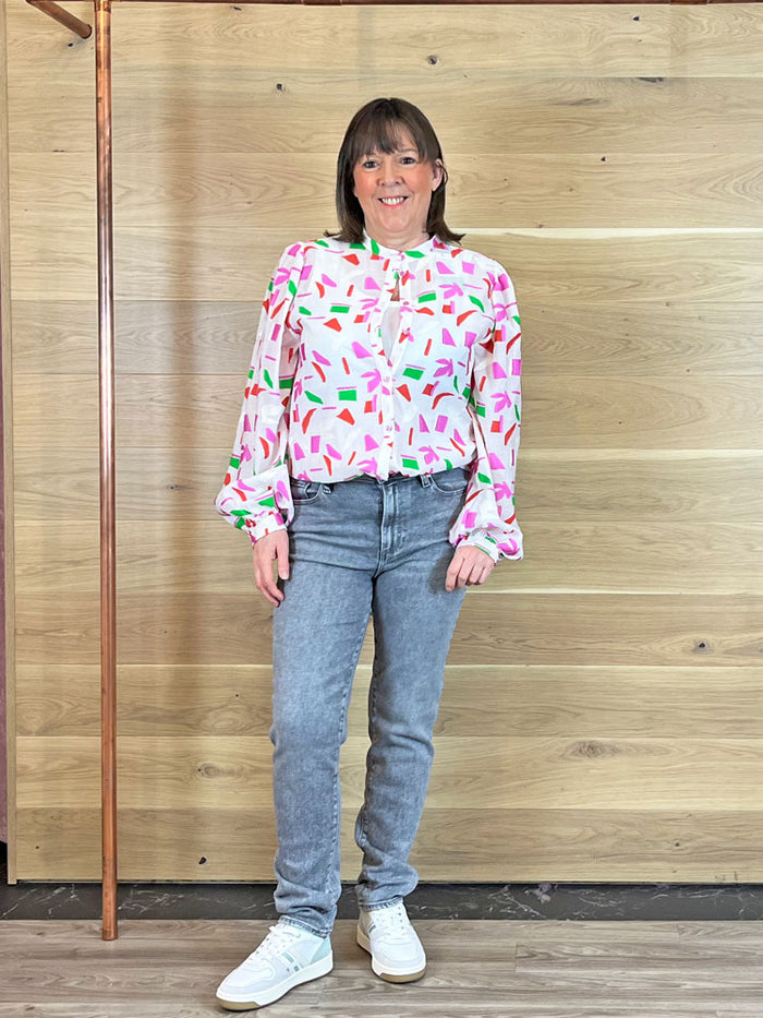 Paige Gemma Jeans Grey Rain
