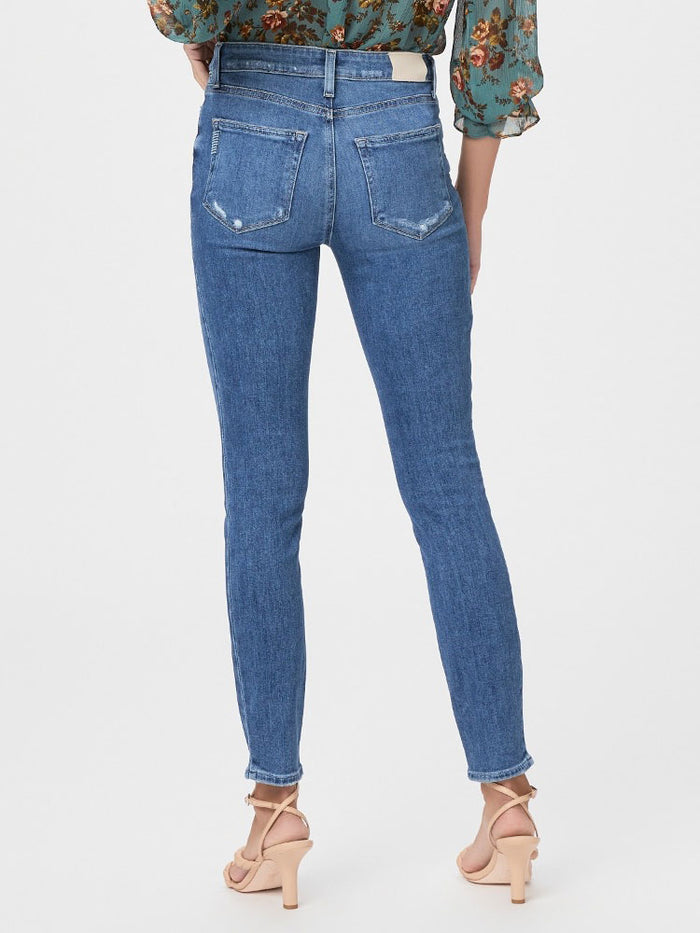Paige Hoxton Ankle Jeans Painterly Distressed