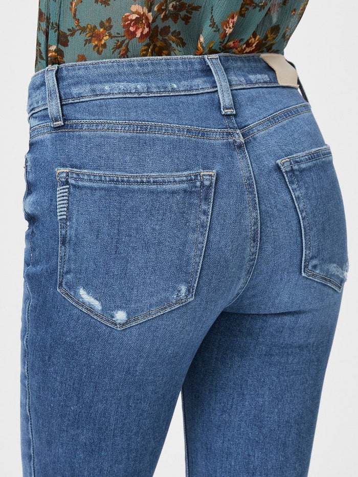 Paige Hoxton Ankle Jeans Painterly Distressed