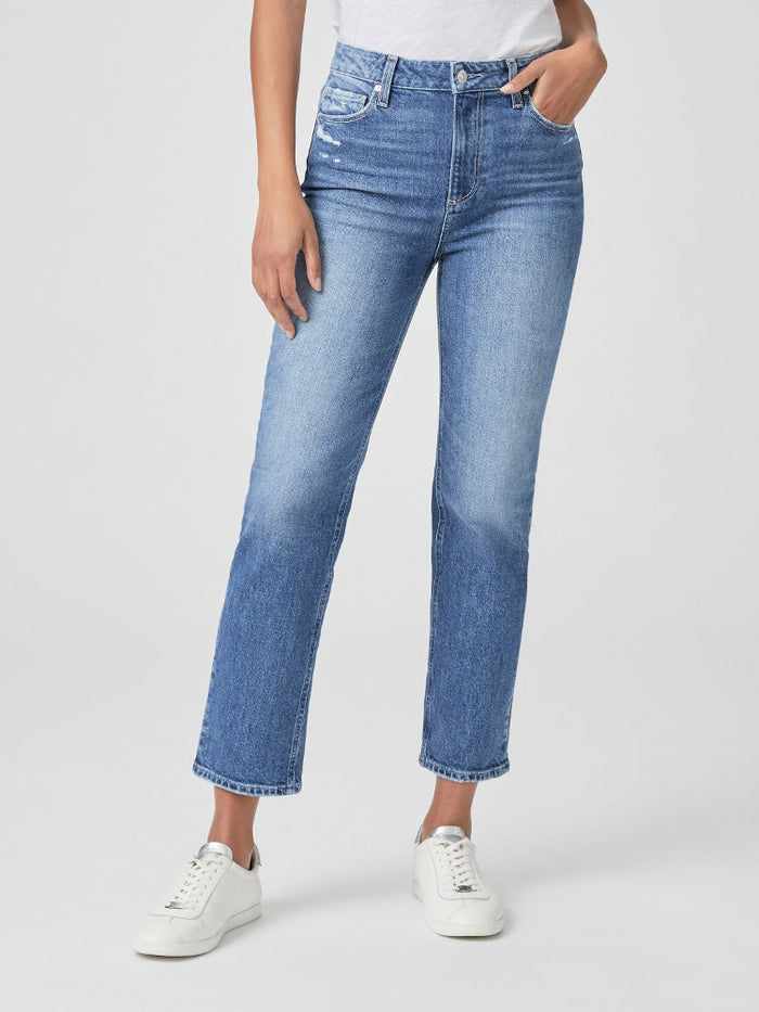 Paige Sarah Straight Ankle Canyon Moon Distressed