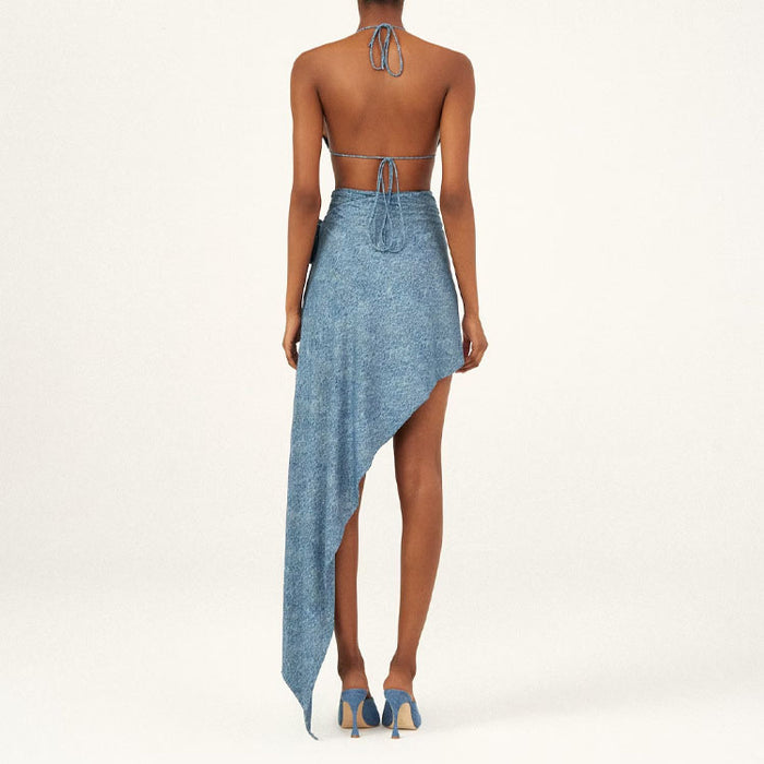 Palak Puruswani X Miakee - Denim Drip Bikini Set