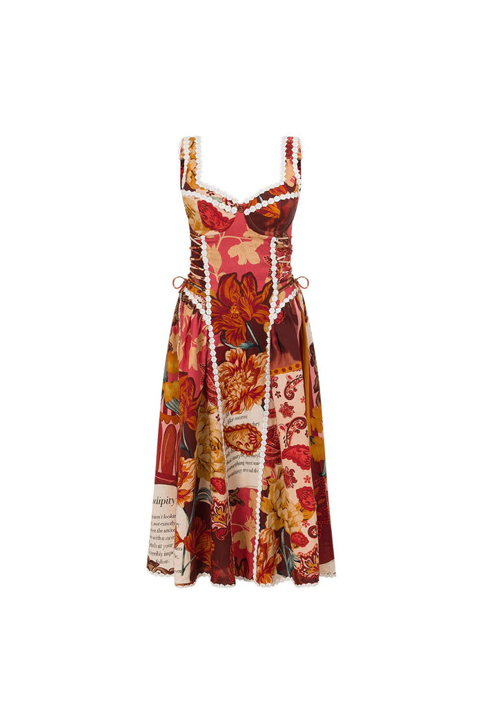 Paloma Maxi Dress - Red