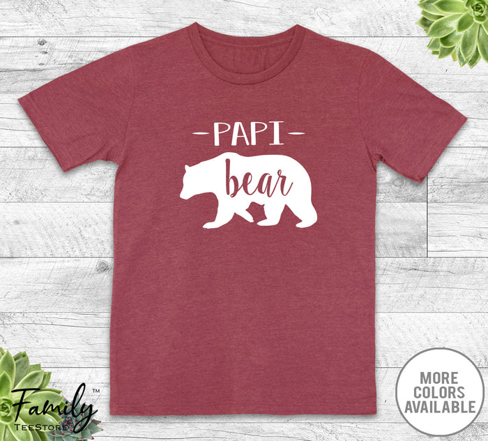 Papi Bear - Unisex T-shirt - Papi Shirt - Papi Gift - familyteeprints