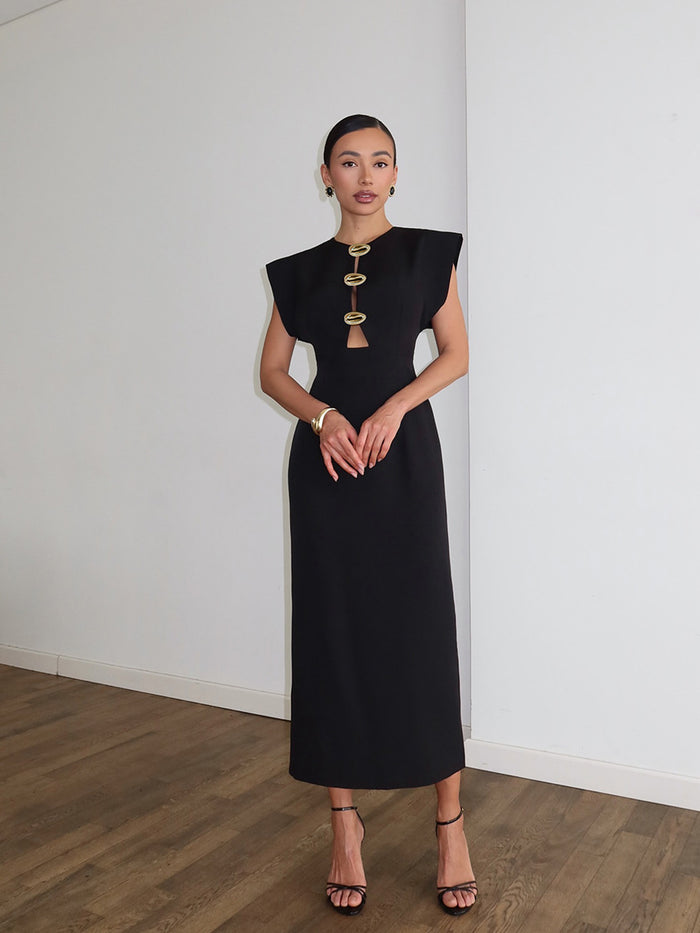 Phantom Maxi Dress - Black