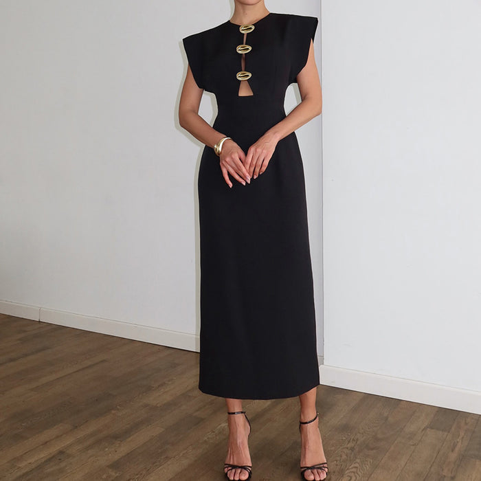 Phantom Maxi Dress - Black