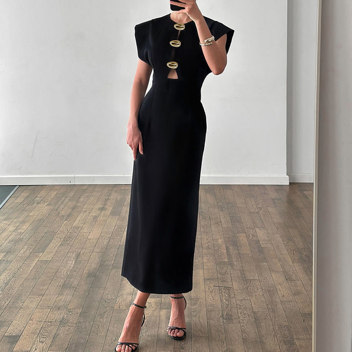 Phantom Maxi Dress - Black