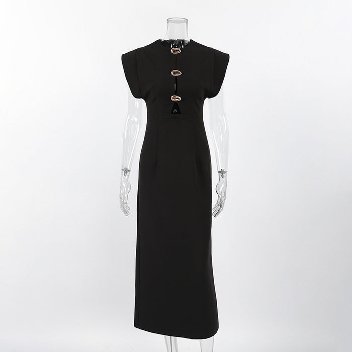 Phantom Maxi Dress - Black