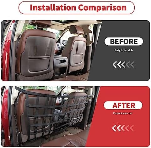 Pickup Truck Dog Barrier Travel Pet Clever
