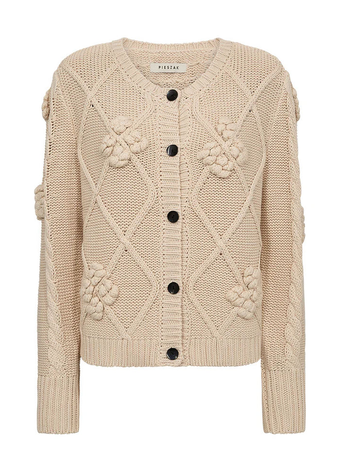 Pieszak PD-Pearl Knit Cardigan Beige
