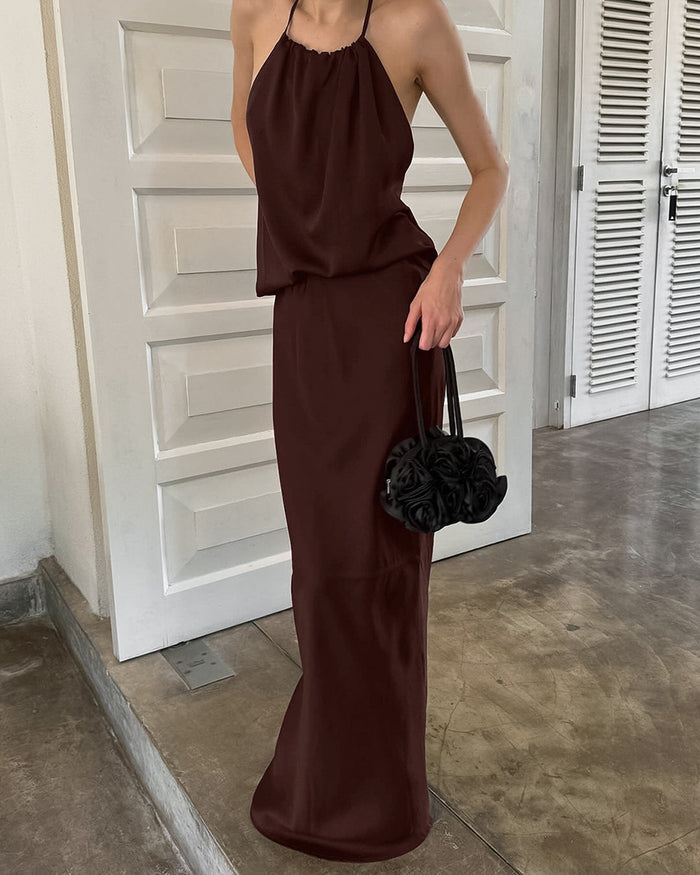 Pivo Co ord Set - Brown