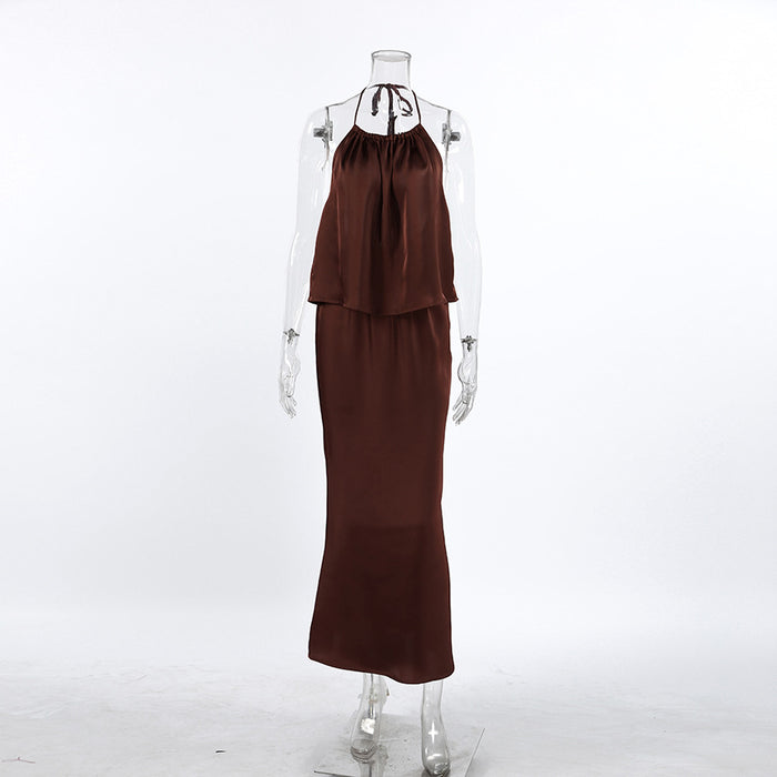 Pivo Co ord Set - Brown