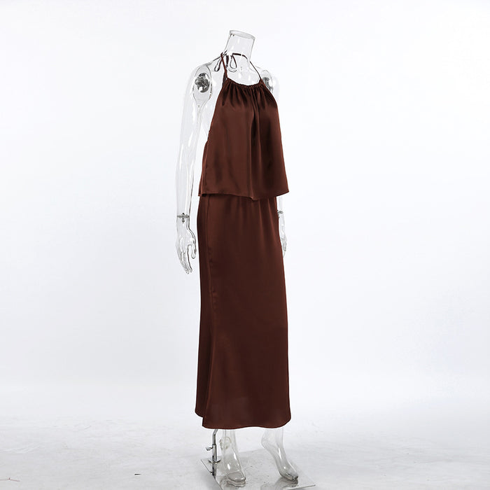 Pivo Co ord Set - Brown