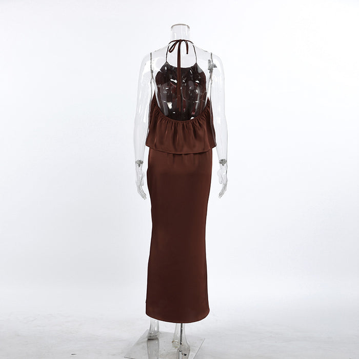 Pivo Co ord Set - Brown