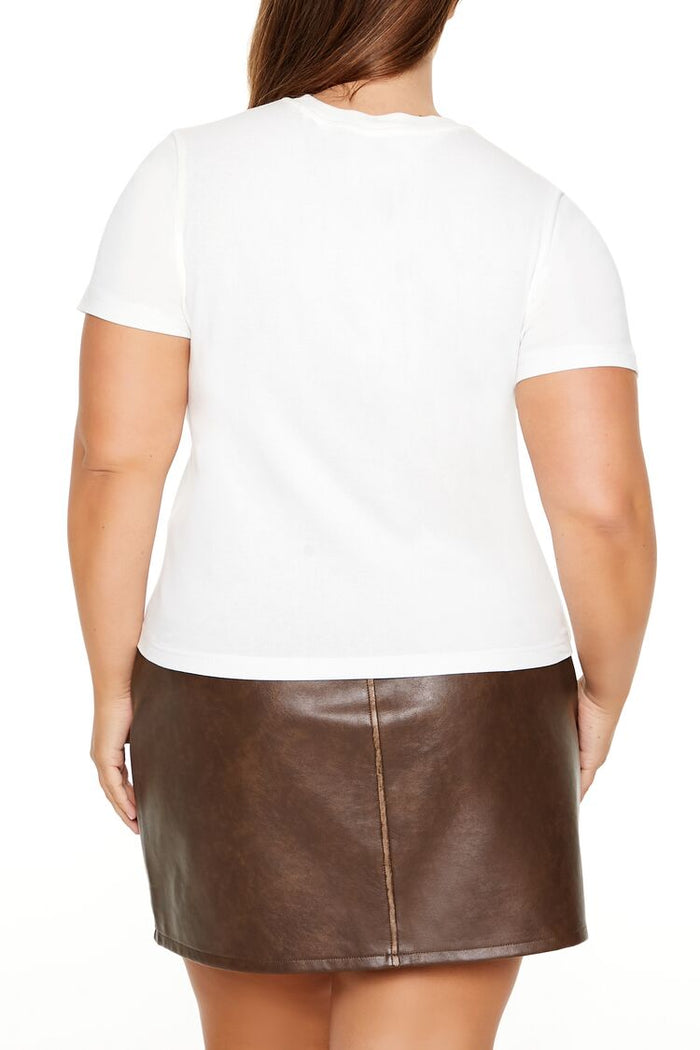 Plus Size Popeye Christmas Baby Tee