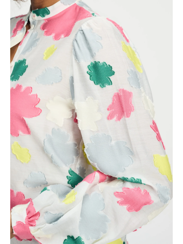 Pom Blouse Bouquet Multi