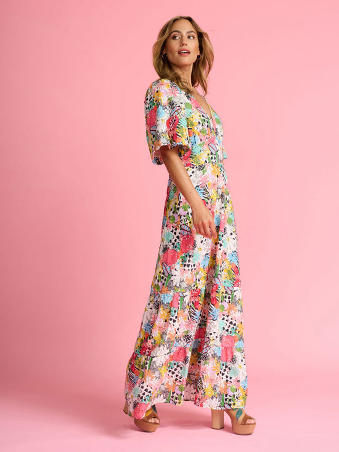 Pom Dress Charley Dress Tropical Bouquet