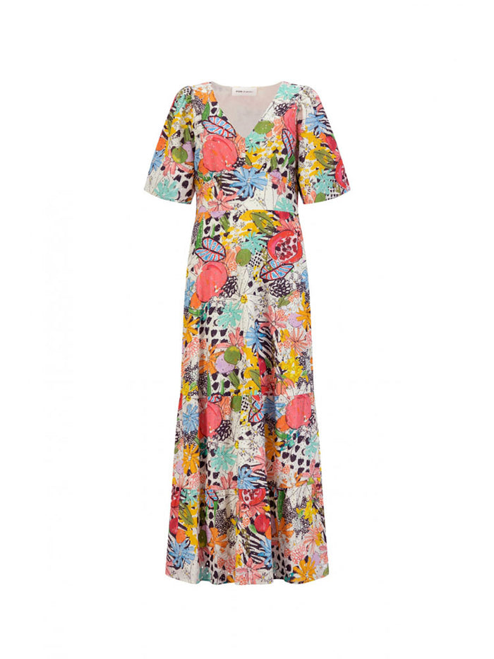 Pom Dress Charley Dress Tropical Bouquet