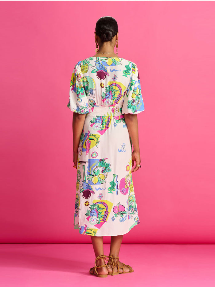 Pom Dress Sicilian Love