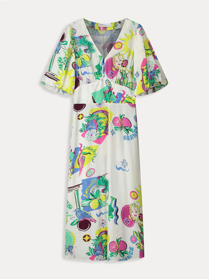 Pom Dress Sicilian Love