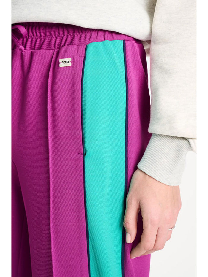 Pom Trackpants Colourblock Wild Purple
