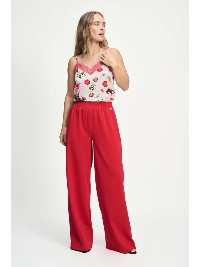 Pom Trousers Scarlet Red Summer