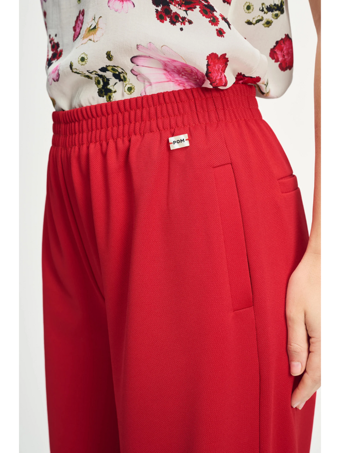 Pom Trousers Scarlet Red Summer