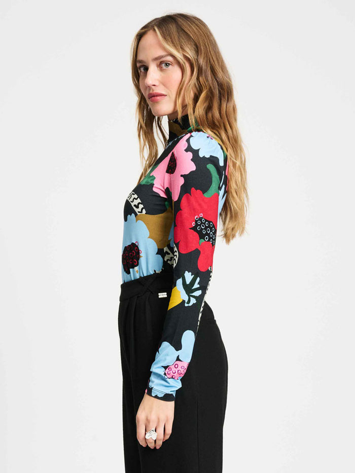 Pom Turtleneck Autumn Garden