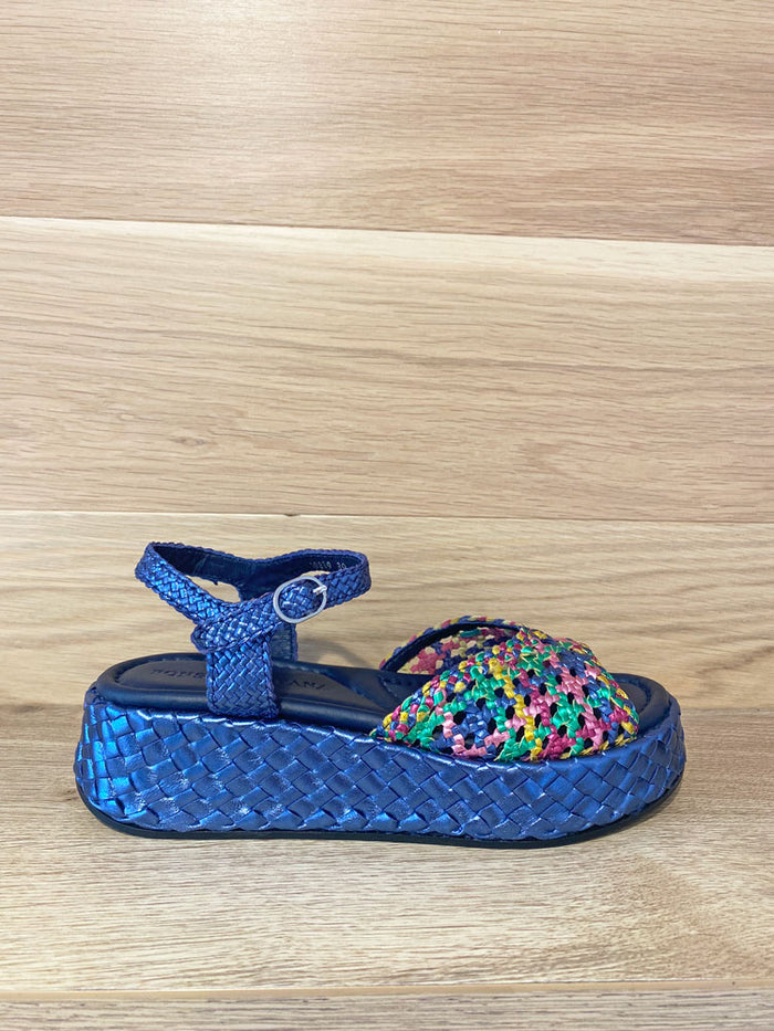 Pons Quintana Maui Metallic Mixed Blue Sandal